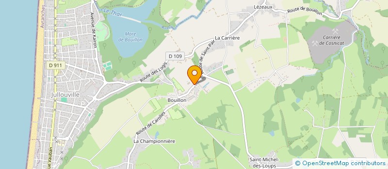 localisation de l'entreprise SALMANAZAR  JULLOUVILLE