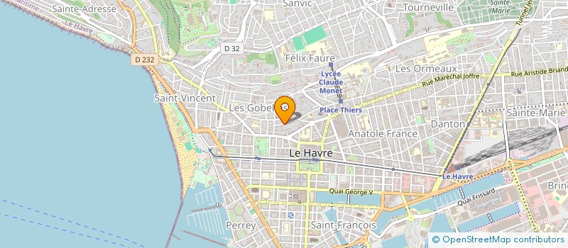 localisation de l'entreprise SALMAREDO  LE HAVRE