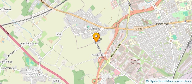 localisation de l'entreprise SALMAT NORD IMMO  CAPINGHEM