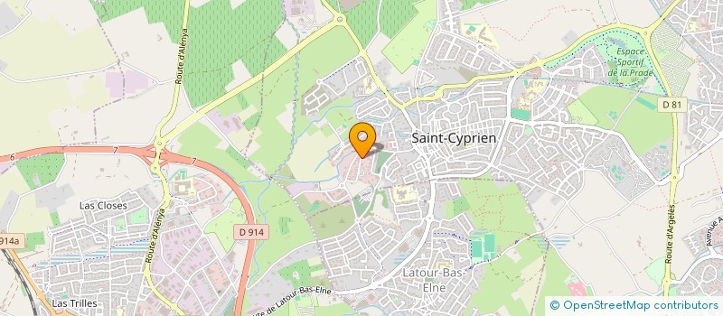 localisation de l'entreprise SALMERON JACKY ET SALMERON JOSE  SAINT-CYPRIEN