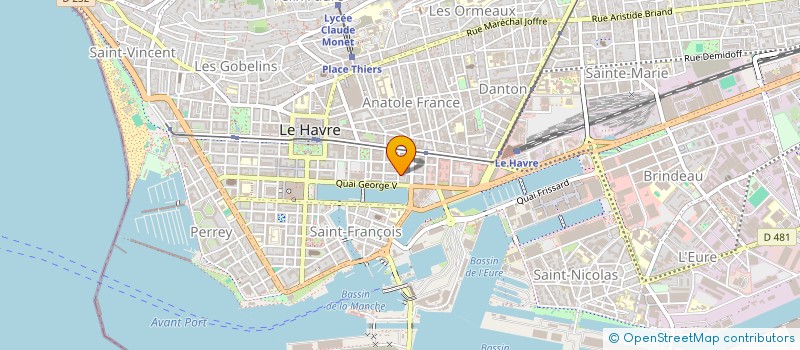 localisation de l'entreprise SALMI ET FILS à LE HAVRE