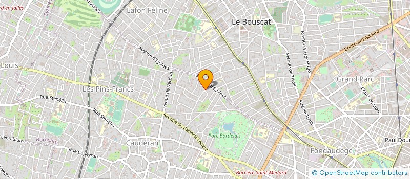 localisation de l'entreprise SALMI PEINTURE à BORDEAUX