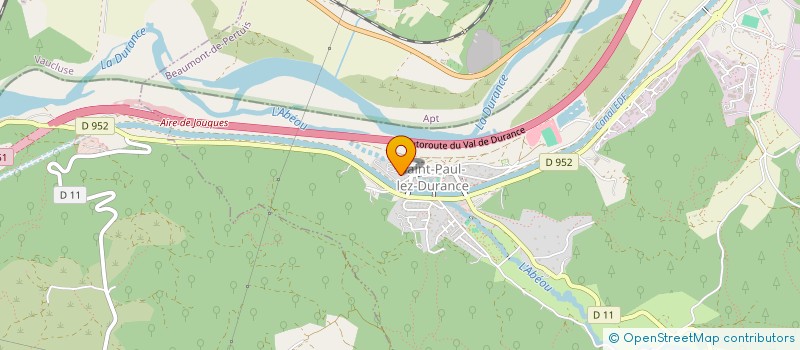 localisation de l'entreprise SALMOFRANCE  SAINT-PAUL-LES-DURANCE