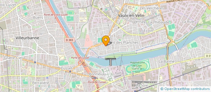 localisation de l'entreprise SALMON CEDRIC TAXI  VAULX-EN-VELIN