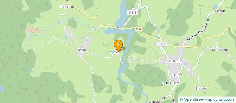 localisation de l'entreprise SALMON CLUB MOULIN TALA  BRASSY