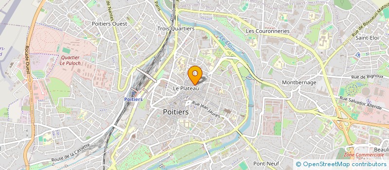 localisation de l'entreprise SALMON ET COMPAGNIE  POITIERS