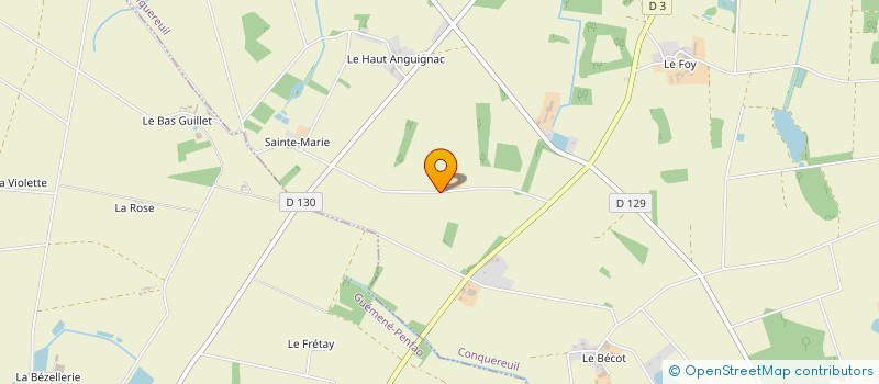 localisation de l'entreprise SALMON GABRIEL  CONQUEREUIL