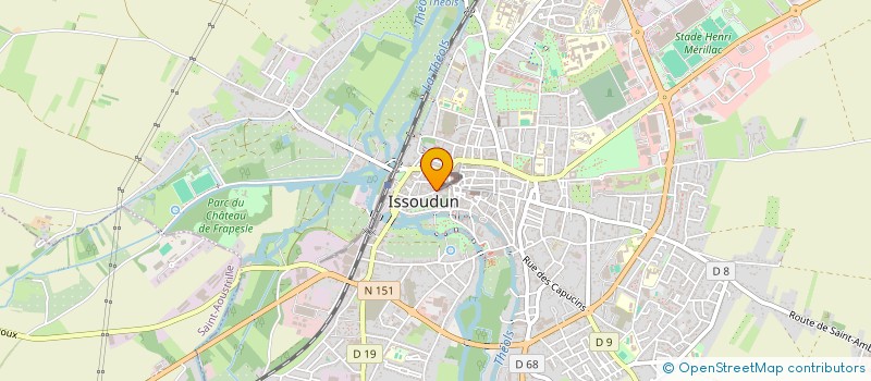 localisation de l'entreprise SALMON IMMOBILIER à ISSOUDUN