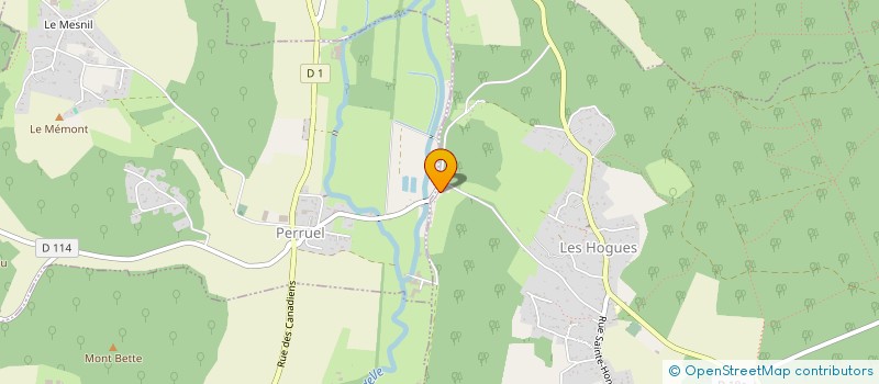 localisation de l'entreprise SALMONICULTURE DE L ANDELLE à PERRUEL