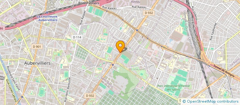 localisation de l'entreprise SALNAVE COM à AUBERVILLIERS