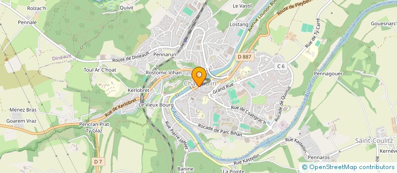 localisation de l'entreprise SALOMA  CHATEAULIN