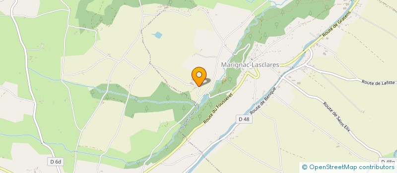 localisation de l'entreprise SALOMA  MARIGNAC-LASCLARES