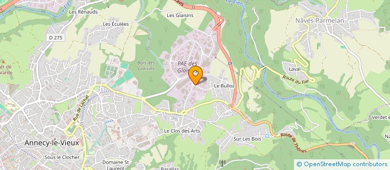 localisation de l'entreprise SALOMANE à ANNECY