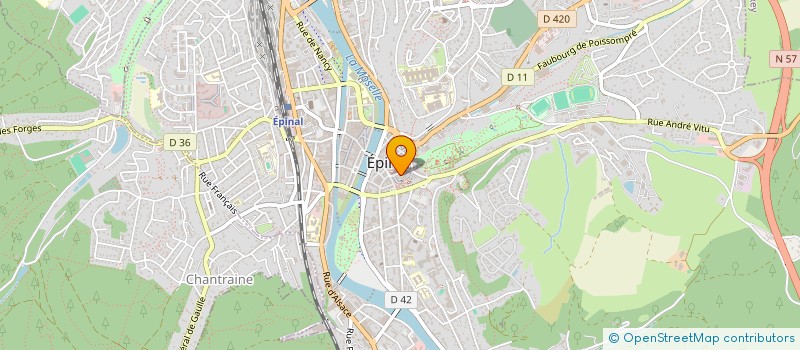 localisation de l'entreprise SALOMBO à EPINAL