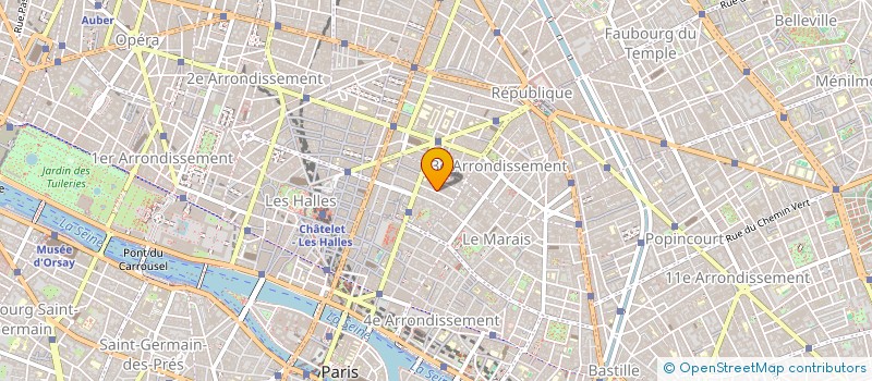 localisation de l'entreprise SALOME à PARIS