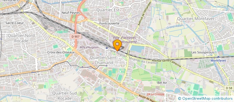 localisation de l'entreprise SALOME  AVIGNON