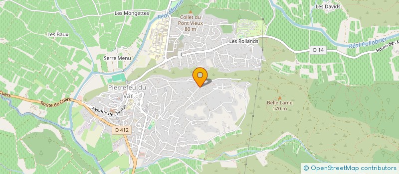 localisation de l'entreprise SALOME  PIERREFEU-DU-VAR