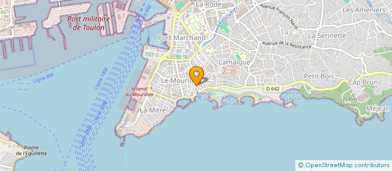 localisation de l'entreprise SALOME  TOULON