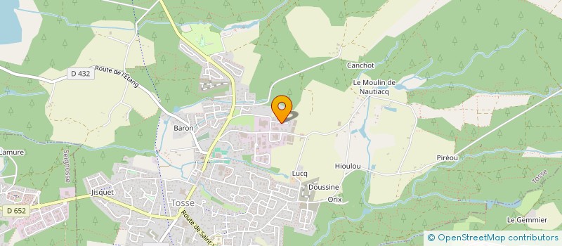 localisation de l'entreprise SALOME  TOSSE