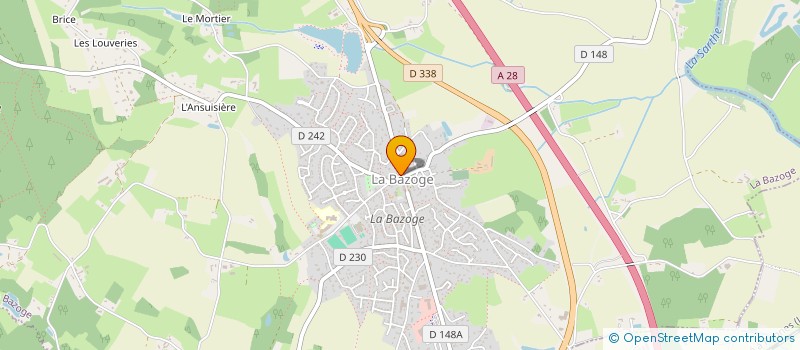 localisation de l'entreprise SALOME  LA BAZOGE