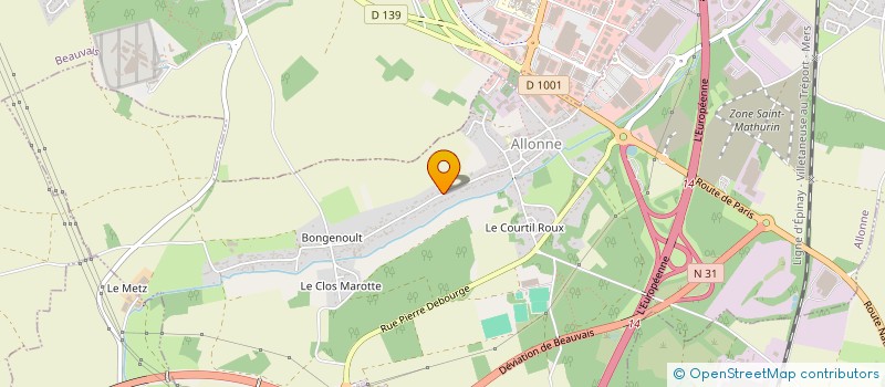 localisation de l'entreprise SALOME  ALLONNE