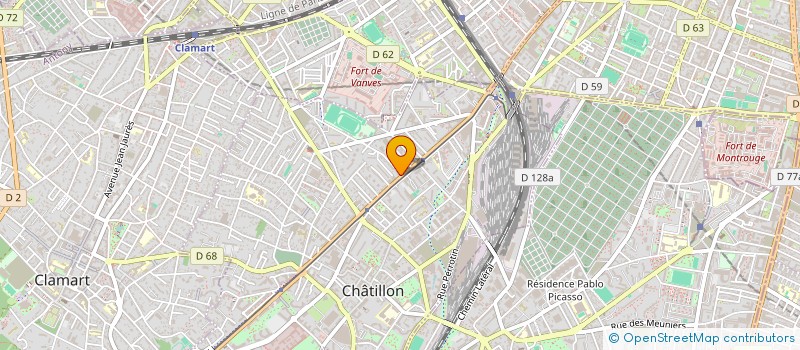 localisation de l'entreprise SALOME  CHATILLON