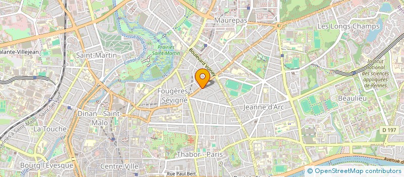 localisation de l'entreprise SALOME  RENNES