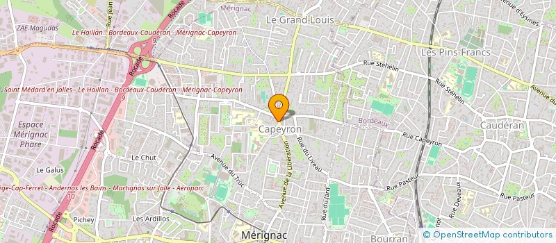 localisation de l'entreprise SALOME  MERIGNAC