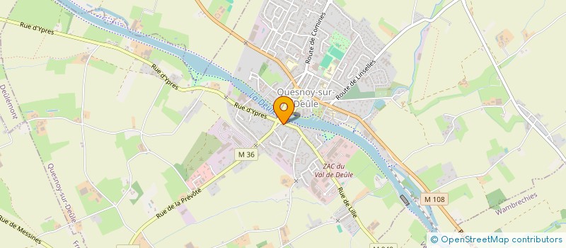 localisation de l'entreprise SALOME à QUESNOY-SUR-DEULE