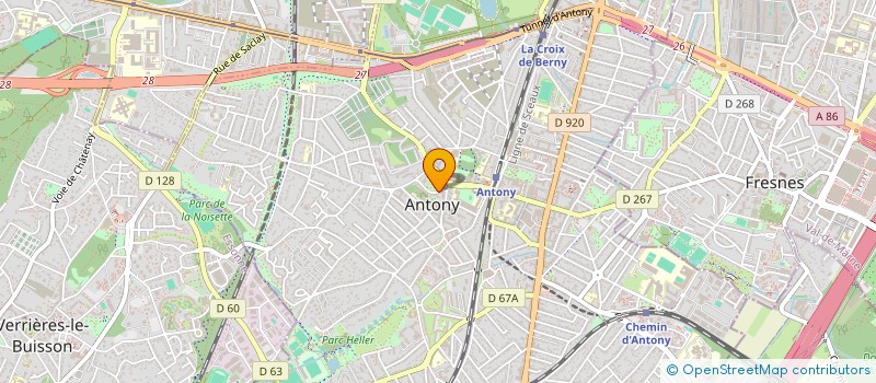 localisation de l'entreprise SALOME TROTTIN TROTTINE à ANTONY