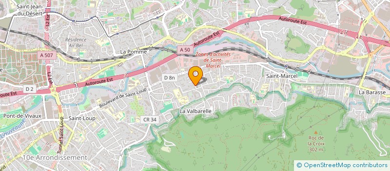 localisation de l'entreprise SALOMON à MARSEILLE