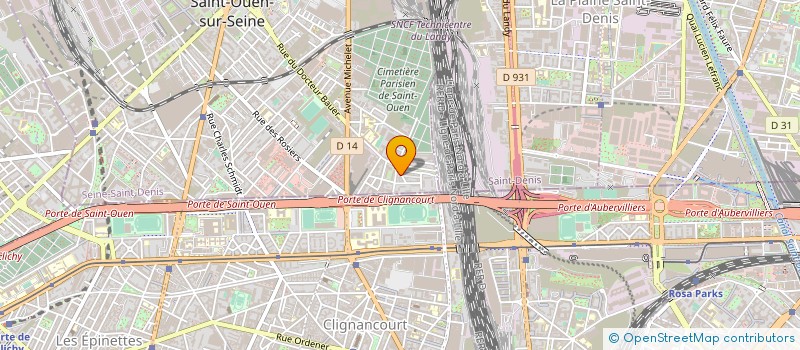 localisation de l'entreprise SALOMON à SAINT-OUEN-SUR-SEINE