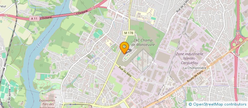 localisation de l'entreprise SALOMON INVEST à NANTES