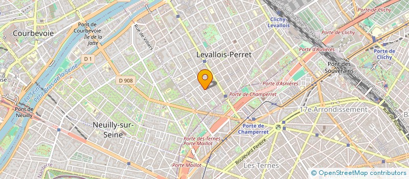 localisation de l'entreprise SALOMON INVEST à LEVALLOIS-PERRET