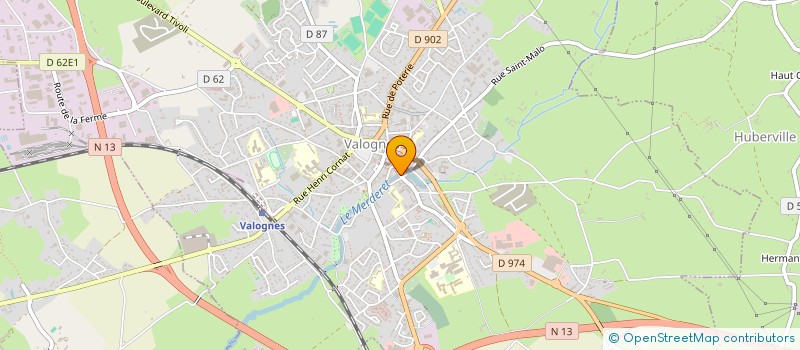 localisation de l'entreprise SALON 12  VALOGNES