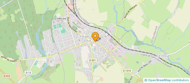 localisation de l'entreprise SALON A.J.D  FORGES-LES-EAUX