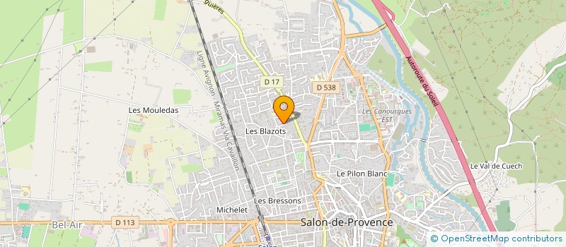 localisation de l'entreprise SALON AGRI à SALON-DE-PROVENCE