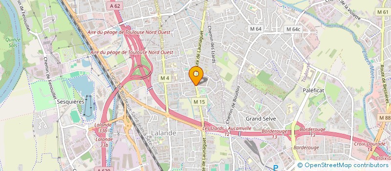 localisation de l'entreprise SALON ALBINA  TOULOUSE