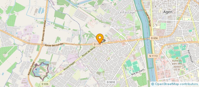 localisation de l'entreprise SALON AMAEL  LE PASSAGE