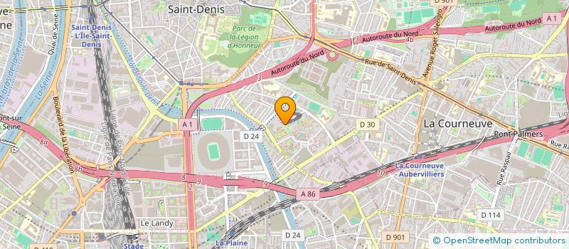 localisation de l'entreprise SALON ANGEL à SAINT-DENIS