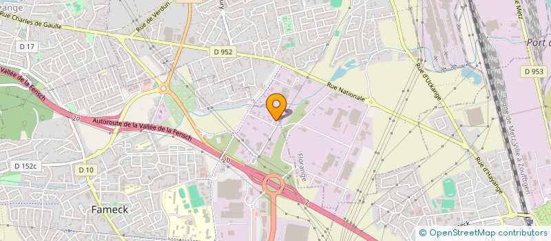 localisation de l'entreprise SALON BARBARA B.  FAMECK