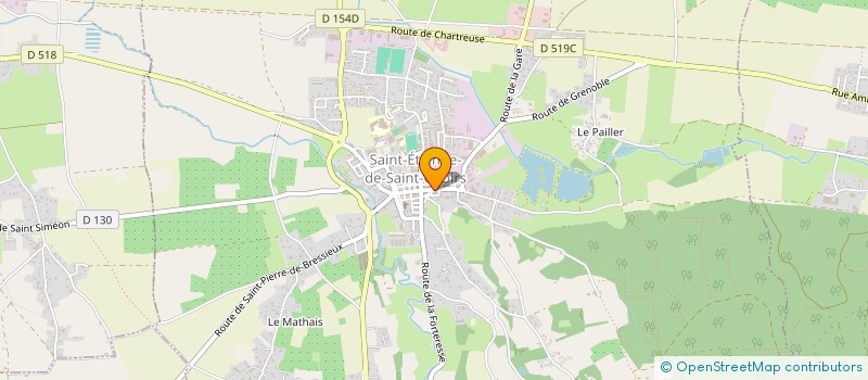 localisation de l'entreprise SALON BENJAMIN CHANAL  SAINT-ETIENNE-DE-SAINT-GEOIRS