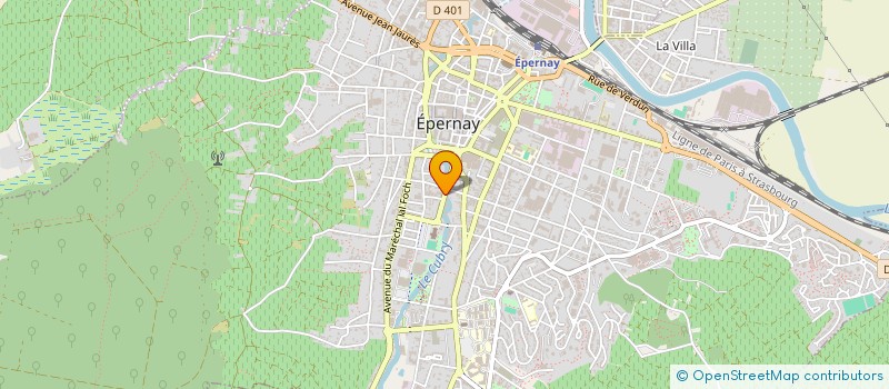 localisation de l'entreprise SALON BOYER  EPERNAY