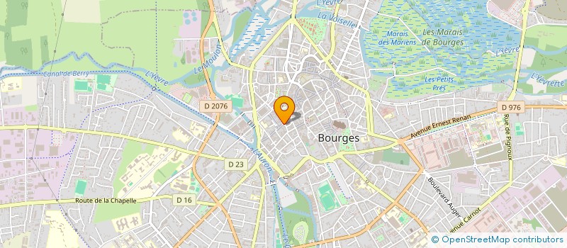 localisation de l'entreprise SALON CELINE BATY  BOURGES