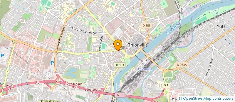 localisation de l'entreprise SALON CHRISTELLE  THIONVILLE