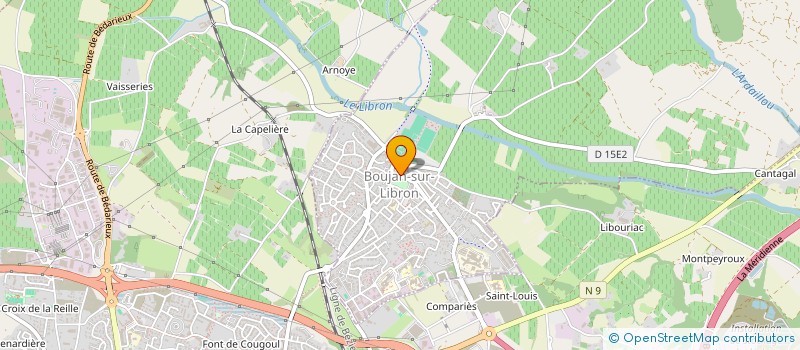 localisation de l'entreprise SALON COLETTE  BOUJAN-SUR-LIBRON