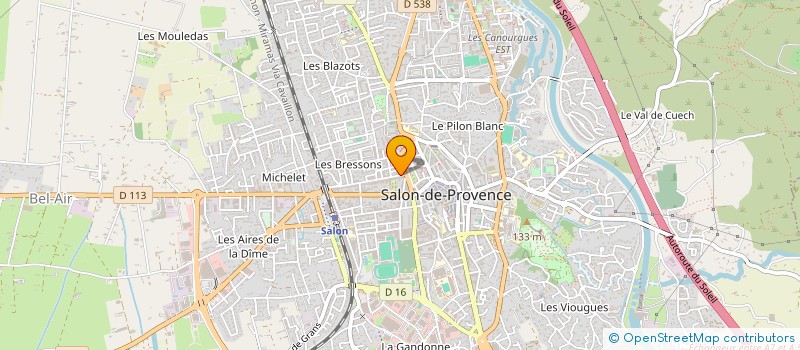 localisation de l'entreprise SALON CONFORT CUISINES  SALON-DE-PROVENCE