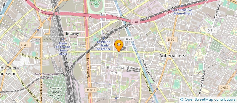 localisation de l'entreprise SALON DALI à AUBERVILLIERS