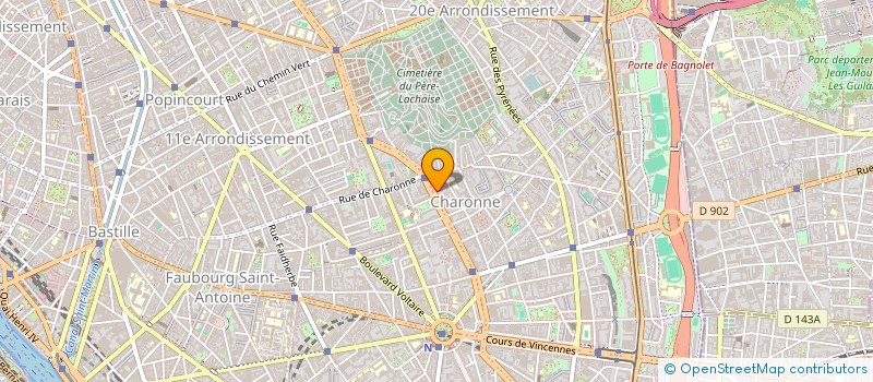 localisation de l'entreprise SALON DE BEAUTE PARIS  PARIS