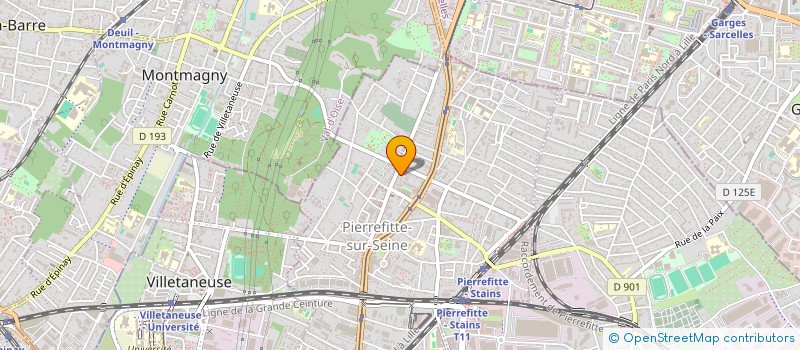 localisation de l'entreprise SALON DE BEAUTE PIERREFITTE à PIERREFITTE-SUR-SEINE